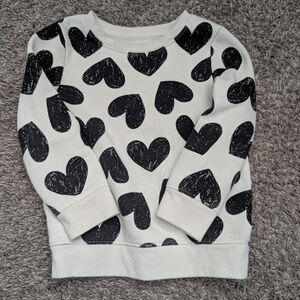 Cat & Jack White And Black Sweatshirt